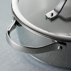 Tramontina Tempo Tri-Ply Base Stainless Steel 10-Piece Cookware Set with Glass Lids, Pots and Pans Kitchen Set, Induction-Ready, Oven-Safe, Dishwasher-Safe