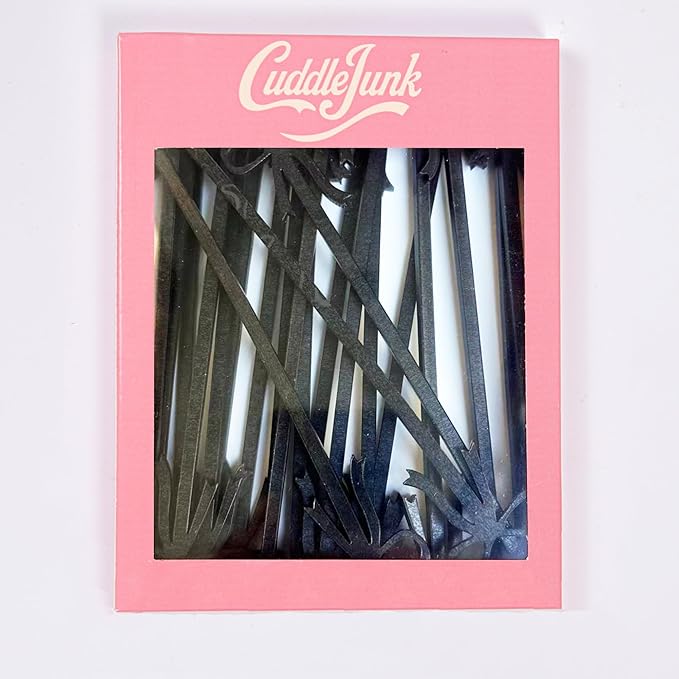 20 pcs Bow Drink Stirrers, Acrylic Drink Stirs for Bow Themed Party Decoration, Coquette Birthday Cocktail Wedding Decorations Party Favors (Black)