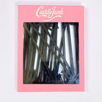 20 pcs Bow Drink Stirrers, Acrylic Drink Stirs for Bow Themed Party Decoration, Coquette Birthday Cocktail Wedding Decorations Party Favors (Black)