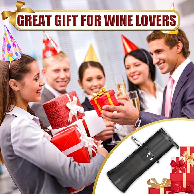 Vacuum Wine Dispenser, Multifunctional Wine Aerator, Wine Preservation System, Switchable Decanter & Wine Storage Function, Wine Accessories Gift for Wine Lovers, No Power & Consumables Required