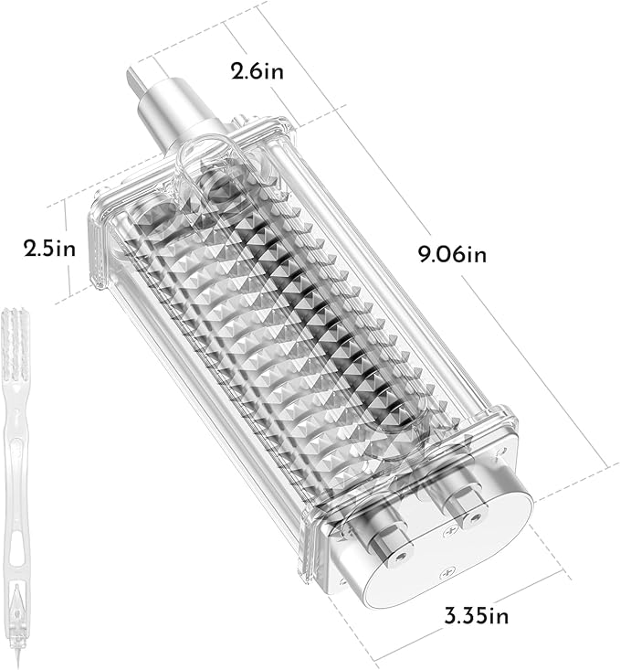 Meat Tenderizer for Kitchenaid Mixer, Meat Tenderizer Attachment for Kitchenaid Stand Mixer, Meat Tenderizer Machine, Meat Tenderizer with Stainless Steel Gears by Gvode