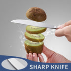 20-Piece White Silverware Set with White Handle 18/0 Stainless Steel Flatware Marbling Handle Cutlery Black Service for 4 Dinner Knives Forks Spoons Set Finish Dishwasher Safe