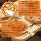 Large Hostess Serving Utensils Set, Stainless Steel Heavy Duty Hammered Serving spoons, Slotted Spoons, Serving Fork, Cake Server, Butter Knife, Dishwasher Safe（Silver）