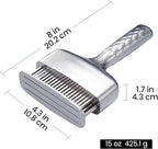 Meat Tenderizer Tool – Hassle Free Extra Long Handle, Rustproof One-Piece Meat Tenderizer Mallet & Hammer, Stainless Steel Blade Needle, Steak Cooking Accessories, No Assembly Needed, 5-Year Warranty