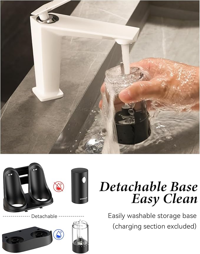 Electric Salt and Pepper Grinder Set - Automatic Refillable Salt and Pepper Grinders with Charging Base & LED Light, 6-Level Adjustable Coarseness with External Dial, Ideal Kitchen Gadget