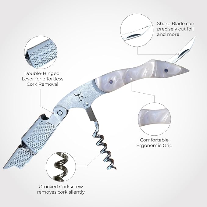Wino Wine Key! - Professional Sommelier's Corkscrew Wine Opener