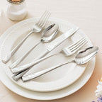 KINGSTONE Mirror Polish Silverware Set for 12, 60-Piece 18/10 Stainless Steel Flatware Set, Dishwasher Safe Cutlery Set for Wedding, Home, Restaurant, Knives Spoons and Forks Set