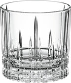 Spiegelau Perfect Serve Single Old Fashioned Glass Set of 4 - Lowball Cocktail Glasses, European-Made Crystal, Dishwasher Safe, Professional Quality Cocktail Glass Gift Set - 9.5 oz