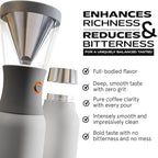 asobu Cold Brew Coffee Maker, Award-Winning 40oz Insulated Cold Brew Brewer with Portable Stainless Steel Carafe – No.1 Europe Coffee Fest Winner, Leakproof, BPA-Free, Keeps Cold 24H