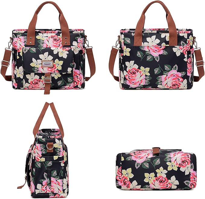 Weitars Lunch Bag for Women,Leak Proof Lunch Box for Work,Insulated Large Lunch Tote Bag with Removable Shoulder Strap, Lunch Bag For Picnic Hiking