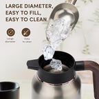 Vondior Coffee Carafe 35oz/1.0L - 24Hours Coffee Thermal- Insulated 304 Stainless Steel Hot Beverage Dispenser - Thermal Coffee Carafes For Keeping Hot/Cold Coffee, Drink Dispenser for Parties