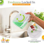 Fruit Storage Containers for Fridge - Keep Fruit & Veggie Fresh Longer - Rinse & Store Produce with Strainer - Berry/Vegetable Stackable Organizer - BPA-Free, Dishwasher Safe