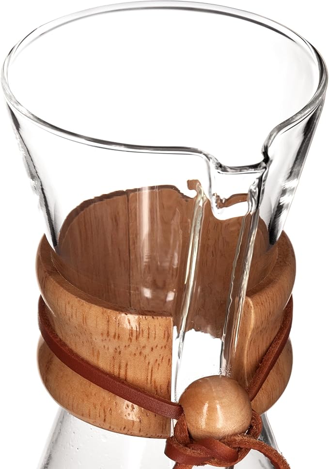 AGOGO Pour Over Coffee Maker Glass - 6/8/10 Cup Barista Kit with 304 Stainless Filter for Home, Office, Camping, Cafes - Easy Clean Coffee Dripper Set (Rag&Brush Included) (6 Cup/20 oz)