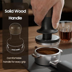 MHW-3BOMBER 58.5mm Espresso Tamper with Sound Feedback, Calibrated Coffee Tamper 30lbs, Tamper for E61 Espresso Machine, Flat Base T7067F-OS