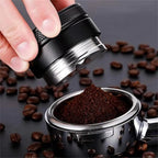 58mm Coffee Tamper & Distributor Set, 58mm Espresso Tamper Set with Stainless Steel Flat Base, Calibrated Spring Loaded Tampers Set with Cleaning Brush, Breville Espresso Accessories Kit