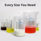 32oz (1 Quart) Measure Pitcher with Convenient Conversion Chart – Extra Strong Food Grade – Great for Cooking, Home Hobbies, Shop Oil and Fluids, Spa Chemicals with High Chemical Resistance by Turnah