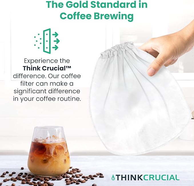 1 Replacement Strainer Bag Compatible With Toddy« Cold Brew System 5 Gallon Commercial Brewers, Washable & Reusable (1 Pack) - by Think Crucial
