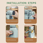 Rotary Cheese Grater with Hand Crank, 5 Interchangeable Blades Vegetable Slicer - Strong Suction Cup Base for Secure Use, Removable & Easy to Clean - Ideal for Cheese, Vegetables, Fruits, Nuts green