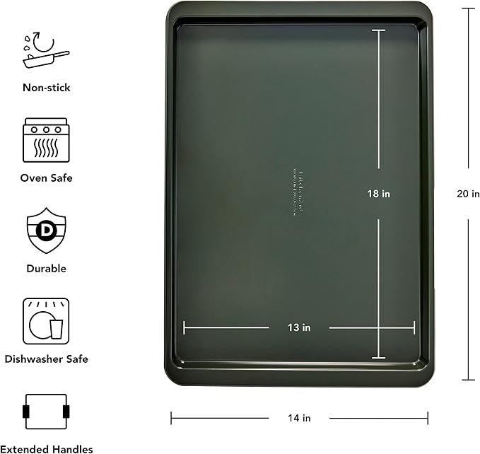 KitchenAid Non-stick Baking Sheet, 13x18-Inch, Evergreen