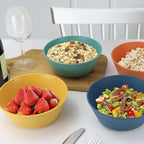 PYRMONT 36 OZ Wheat Straw Bowls Set of 8 Large Cereal Bowls Reusable Soup Bowls Microwave & Dishwasher Safe Unbreakable Bowls Kitchen for Cereal,Salad, Rice,Noodles - Multi