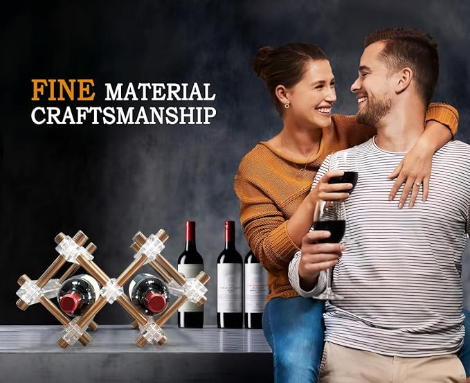 Countertop Bar Liquor Wine Bottle Holder Display Shelf, Wine Rack Organizer Storage Pantry Cabinet for Kitchen Decor