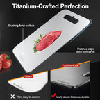 Titanium Cutting Board Set of 3, Cutting Boards for Kitchen, Double-Sided Food-Grade, No toxic, New Upgrade, Hygiene Durable Dishwasher Safe Chopping Board for Meats, Fruits, Vegetables
