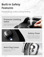 COMFEE’ 16 in 1 Electric Pressure Cooker Instant Multi Cooker Olla de Presion Non-Stick Pot Yogurt Maker Rice Cooker Slow Cooker Sauté Steamer 8 Quarts for Family Feast