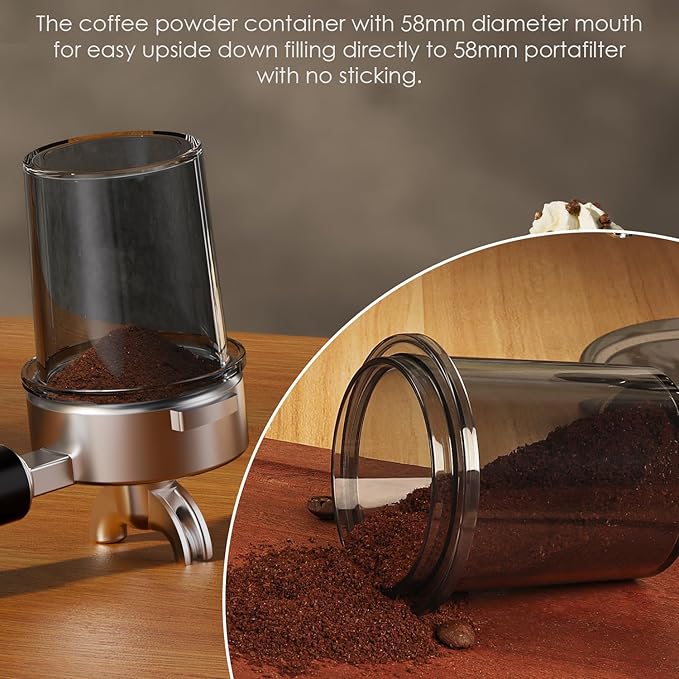 BioloMix Conical Burr Coffee Grinder Electric, Espresso Coffee Grinder with 30 Precise Settings for 1-12 Cups with LCD Screen Display (CG210)