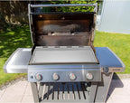 Stanbroil 6789 Full-Size Griddle Insert for Weber Genesis 400 Series Gas Grill, 4-Burner Flat Top Griddle for Weber Genesis I&II 410 415 425s 435 440, Stainless Steel