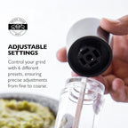 COLE & MASON Derwent Pepper Grinder - Gunmetal Mill Includes Gourmet Precision Mechanism and Premium Peppercorns