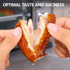 TOSHIBA AC25CEW-BS Large 6-Slice Convection Toaster Oven Countertop, 10-In-One with Toast, Pizza and Rotisserie, 1500W, Black Stainless Steel, Includes 6 Accessories