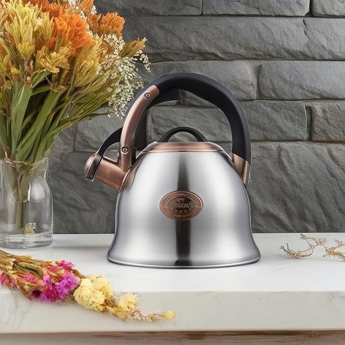 Tea Kettle -2.2 Quart Tea Kettles Stovetop Whistling Teapot Stainless Steel Tea Pots for Stove Top Whistle Tea Pot