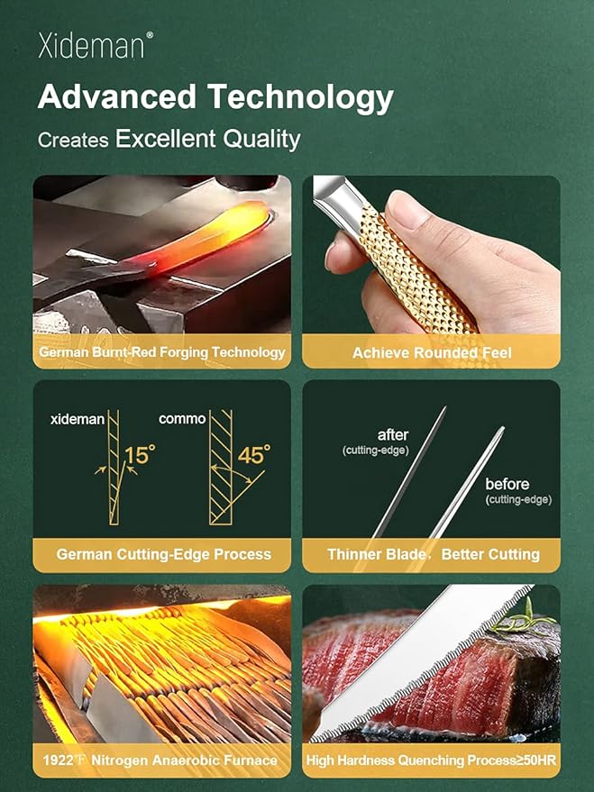 16 Piece Hammered Silver Gold Silverware Set, Modern Golden 18/10 Stainless Steel Flatware Set, Kitchen Utensil Set Service for 4, Tableware Cutlery Set, Knives Forks Spoons Set