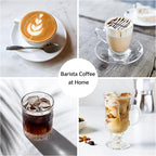 HIBREW H10A - 58mm Espresso Machine, Stainless Steel Body with Milk Frother, Customizable Settings, Smart Display + 20 Bar Pressure Gauge.