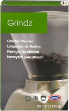 Urnex Grindz Professional Coffee Grinder Cleaning Tablets, 3 Single Use Packets