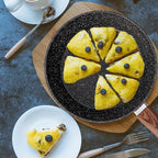 Pots and Pans Set Non Stick, Ceramic Cookware Set with Granite Pattern Kitchen Cooking Sets Induction Pot and Pan w/Frying Pans, Saucepans, Casserole, Non-Toxic, PTFE/PFOA/PFOS-Free, Black