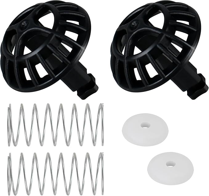 Coffee Machine Brew Basket Bottom Spring Loaded Stopper Kits Compatible with Cuisinart Coffee Makers, Coffee Maker Parts Fit for Cuisinart DCC-1200, DCC-1200BCH, DCC-1200BW Brew Basket, 2 Pack