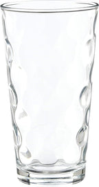 Home Essentials & Beyond Drinking Glasses Set of 4 Highball Glass Cups Bar Glasses, Uses for Juice, Water, Cocktails, Beverages, and Iced Tea. Dishwasher Safe