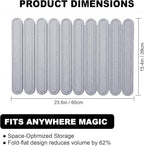 Large Stone Dish Drying Mat for Kitchen Counter, 24"×16"- Quick Drying Diatomaceous Earth Mats for Multi - Purpose, Eco-Friendly ,Super Absorbent, Foldable ,Non-Slip