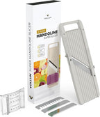 Wide Mandoline Slicer Professional Japanese Mandoline Slicer with Interchangeable Stainless Steel Blades