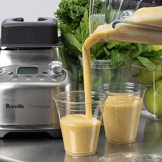 Breville Commercial Super Q Pro Blender, Brushed Stainless, CBL920BSS1BNA1, 68 oz Capacity, Brushed Stainless Steel