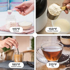 AIRHOP Instant Hot Water Dispenser, Quick Heating Countertop Water Dispenser with Child Locks, Adjustable 5 Temp 3 Water Volume Dispense, 100OZ 3L Removable Tank, Ideal for Home Office Kitchen, White