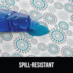 GORILLA GRIP DripGuard Drawer and Shelf Liner for Cabinet, Slip Resistant Non Adhesive Protection for Kitchen, BPA Free Smooth Surface Plastic Liners for Cabinets, Drawers, 17.5x240 Inch, Turquoise