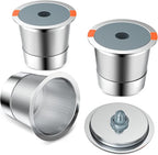 Reusable K Cups for keurig | reusable coffee pods for Keurig 1.0 & 2.0 Single Cup Coffee Makers, stainless steel reusable k cup keurig filter replacement (3pack)