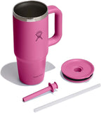 Hydro Flask 24 Oz Travel Tumbler with Handle, Lid and Straw - Insulated Stainless Steel in Reef