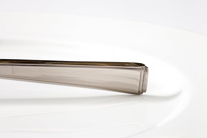 Fortessa Scalini 18/10 Stainless Steel Flatware Serving Spoon, 9-Inch, Silver