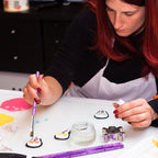 Sinmoe 10 Pieces Cake Candy Decorating Brushes Tools Cookie Decoration Brushes Pastry Brush and Stainless Steel Straight and Curved Tip Tweezers Pasta Tweezers for Baking Fondant (Purple Color)