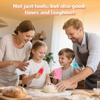 2PCS Magnetic Bread lame with Stainless Steel Dough Scraper and 2 PCS Food-safe Bowl Scraper, Sourdough and Bread Scoring Tool for Dough, Bread, Versatile Bench Scraper and Cutter for Pizza, Cake