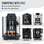 Jura Compatible Cleaning Tablets. 30 Tablets Cleaning. Coffee Cleaning Tablets - Cleans Internal Parts, Portafilter, Inaccessible Areas. Use On All Home & Pro Jura Coffee Machines.