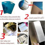 Premium Pure Titanium Cutting Board for Kitchen New Upgrade Double Sided Dust-free Cutting Board,Hygiene Durable Dishwasher Chopping Board for Meat, Vegetables & Fruits (M - 1Pack)